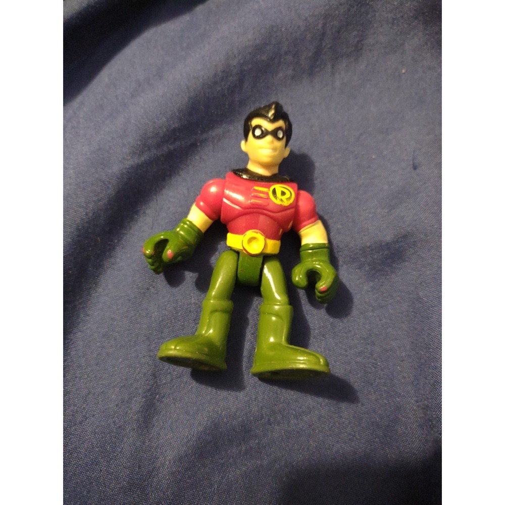 ROBIN DC COMICS‎ FISHER PRICE 3" ACTION FIGURE PLASTIC TOY